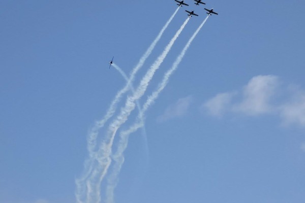 Acrobații aeriene , Ungheni